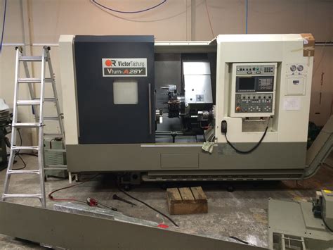 The new cnc lathe has arrived.