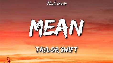 Taylor Swift - Mean (Lyrics) Chords - Chordify