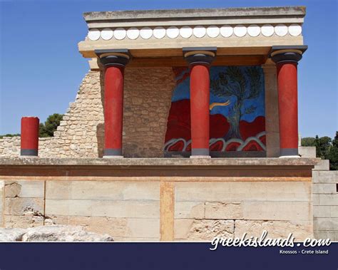 MINOAN CIVILIZATION: Minoan Columns, knossos crete. The Minoan column ...