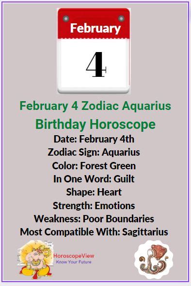 February 4 Sign - Horoscope, Personality, Love, Career & Money