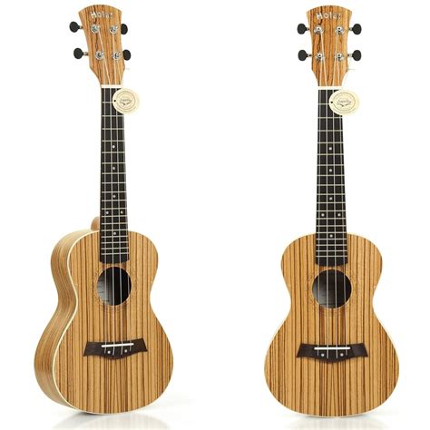 Hola! Music HM-124ZW+ 24" Zebrawood CONCERT Ukulele Ukelele Uke ...