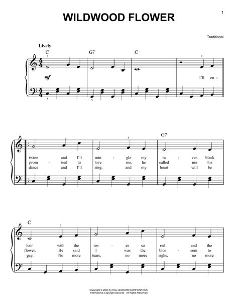 Wildwood Flower | Sheet Music Direct