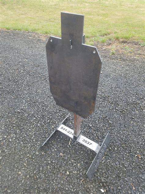 Steel Gong Target Stand W/ 2/3 IDPA Torso Target - Etsy