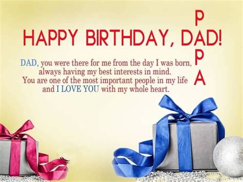 28 Awesome Dad Birthday Wishes To Express You Emotions - Wish Me On