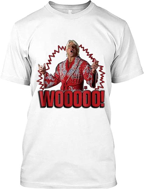 Wooooooo Pro Wrestler RIC Flair Shirt for Men Women | Amazon.com