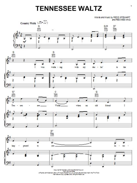 Tennessee Waltz | Sheet Music Direct