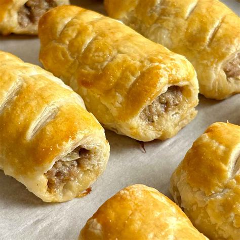 Puff Pastry Sausage Rolls