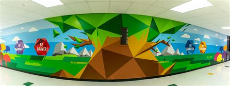 Sike Style Industries - Bridger Middle School mural