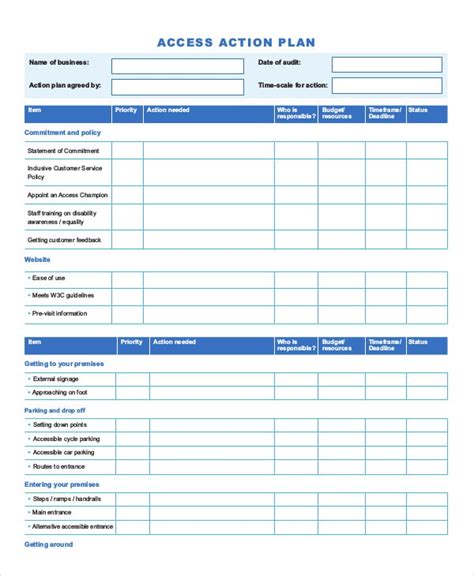 Action Plan Template -37+ Free PDF, Word Format | Free & Premium Templates