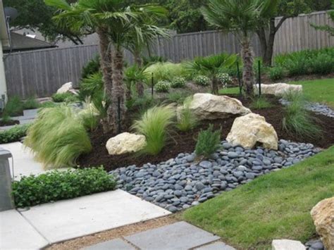 30 Beautiful Modern Rock Garden Ideas For Backyard Landscaping - HMDCRTN