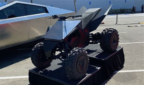 Close look at Tesla Cyberquad electric ATV prototype [Gallery] | Electrek