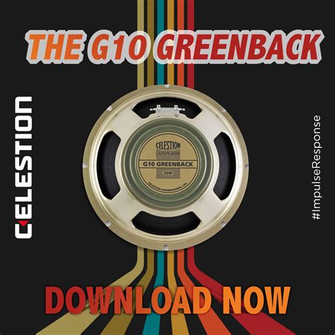 Celestion G10 Greenback IR | Speaker Impulse Response