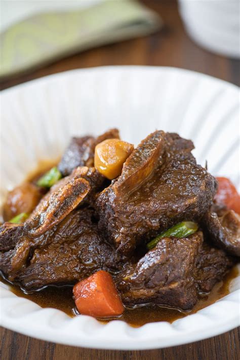 Instant Pot Korean Braised Short Ribs (Galbijjim) - Korean Bapsang