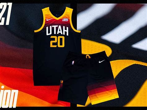 Utah Jazz unveil new black City Edition jerseys | Jersey design, Utah ...