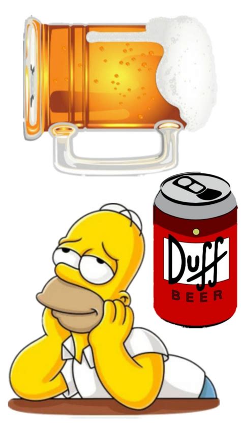 Bart Simpson, Homer Simpson Beer, Beer Clipart, Simpsons Party, Duff Beer, Picture Mix, 30th ...