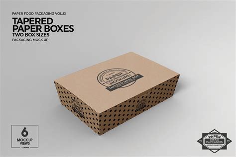 VOL.13 Food Box Packaging Mockups | Food box packaging, Packaging ...