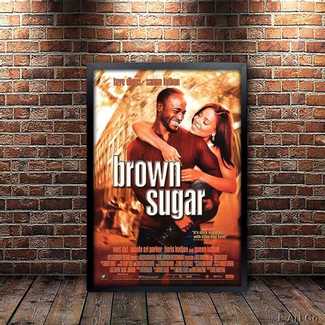 Brown Sugar, Movie Poster, Framed and Ready to Hang. - Etsy