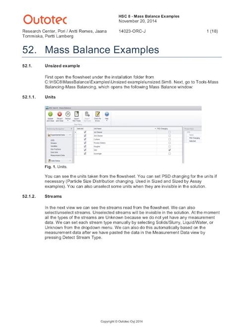 (PDF) 52 Mass Balance Examples - HSC Chemistryhsc-chemistry.net/hsc 8 help/52 Mass Balance ...