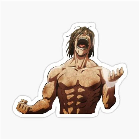 Attack On Titan Eren Sticker