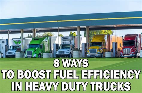 8 Ways to Boost Fuel Efficiency in Heavy Duty Trucks | Iron Wing Sales