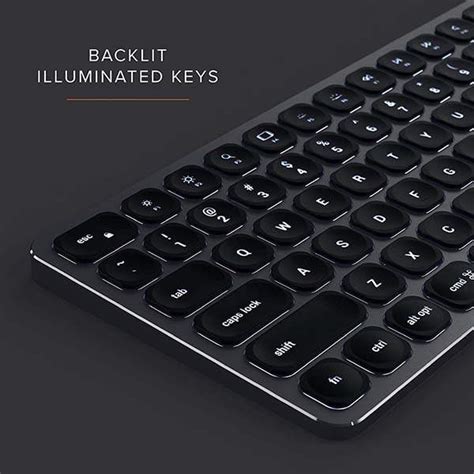 Satechi Compact Bluetooth Keyboard with Backlight | Gadgetsin