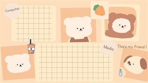 Cute bear-Desktop wallpaper | Pegatinas bonitas, Ideas de fondos de pantalla, Fondos de pantalla ...