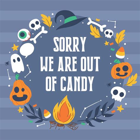 Halloween Candy Signs - 15 Free PDF Printables | Printablee