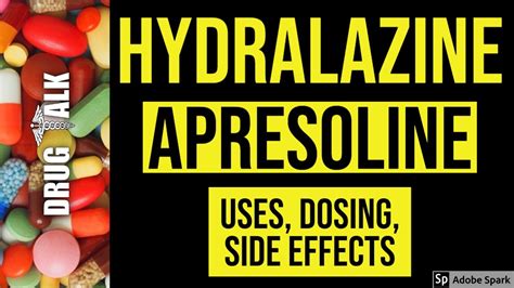 Hydralazine (Apresoline) - Uses, Dosing, Side Effects - YouTube