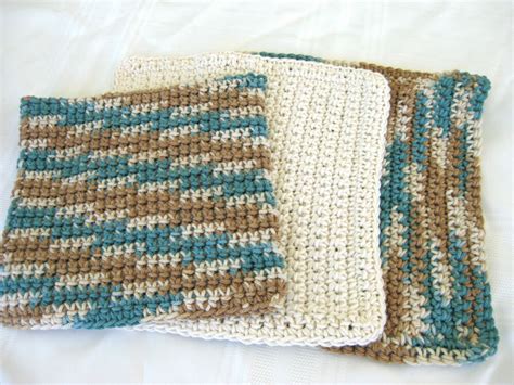 5 Free Crochet Washcloth Patterns