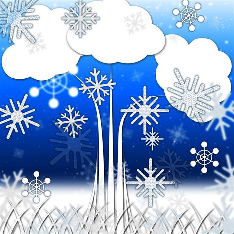 Free photo: Tree Background Means Branches Leaves And Snowflakes - Winter, Outdoors, Trunk ...