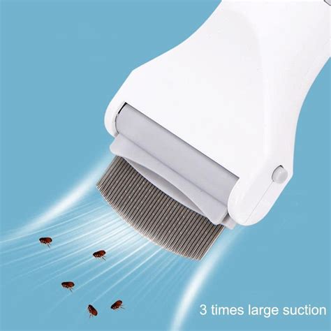 Electric Lice Comb with Vacuum Head - Pet Filter, Treatment and Removal