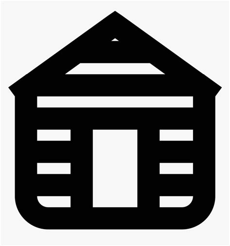 Log Cabin Icon, HD Png Download , Transparent Png Image - PNGitem