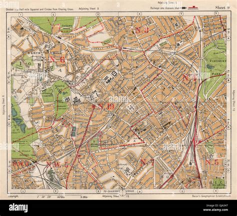 Map holloway london 20th hi-res stock photography and images - Alamy