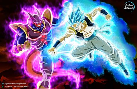 ArtStation - Gogeta Blue vs Janemba GOD = COMMISSION