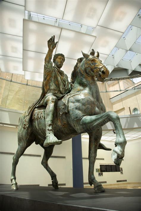 the equestrian statue of Marc Aurelius Ancient Rome, Ancient Art, Ancient Greek, Roman Sculpture ...