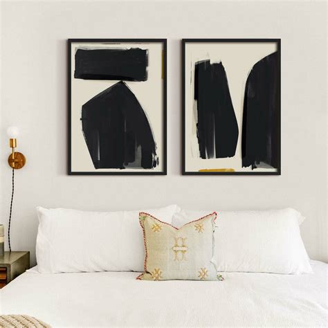 Abstract Shapes Wall Art Set By Green Lili | notonthehighstreet.com