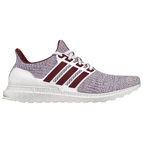 adidas Ultra Boost - Men's - Running - Shoes - White/Maroon