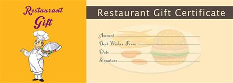 Restaurant Gift Certificate Template - Free Gift Certificate Template | Fre… | Printable gift ...