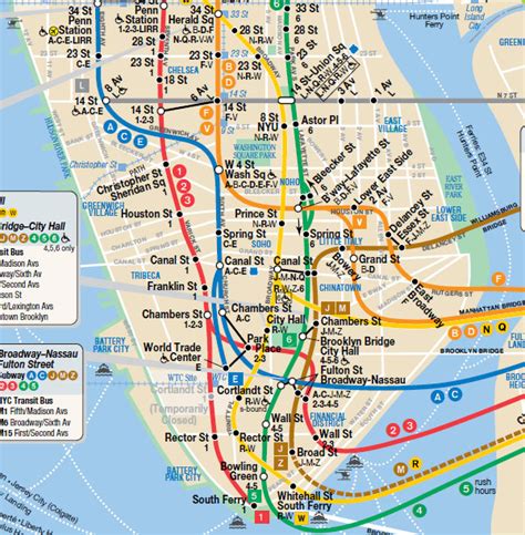 City of New York : New York Map | MTA Subway Map