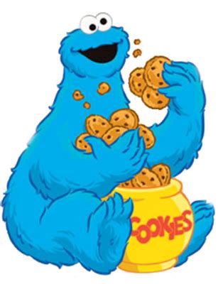 Cookie Monster Eating Cookies - ClipArt Best