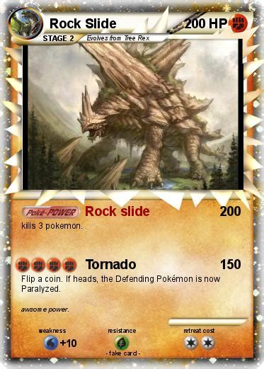 Pokémon Rock Slide - Rock slide - My Pokemon Card