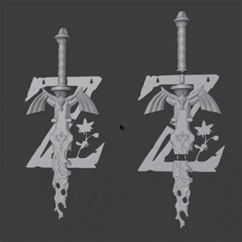 STL file Damaged Master Sword from Zelda Tears of the Kingdom 🗡️・3D printer design to download・Cults