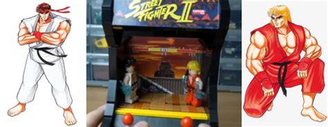 Mechanical LEGO Street Fighter II | AUSRETROGAMER