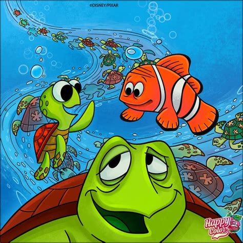 Coloring Pages of Finding Nemo Characters