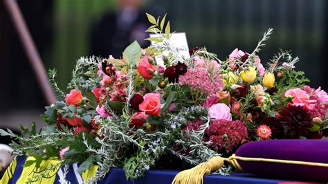 The Secret Meaning Of The Flowers On The Queen's Coffin