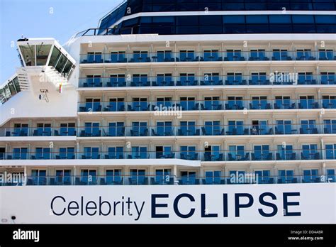 Close up of Celebrity X Cruises celebrity eclipse cruise ship Stock ...