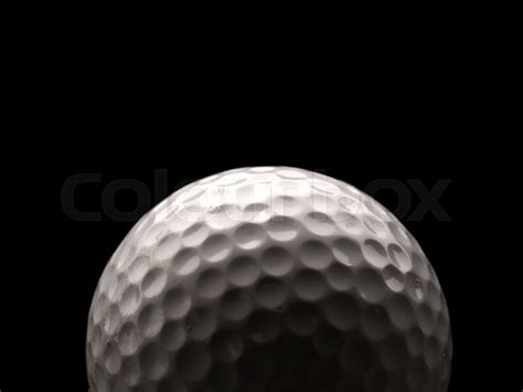 Close up of a golf ball | Stock image | Colourbox