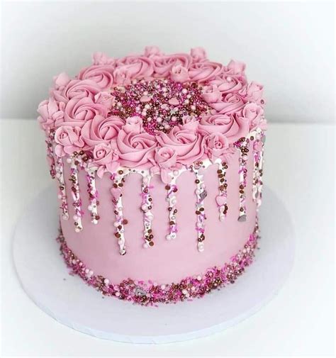 Pin by Gayle on Pretty In Pink | Girly birthday cakes, Pink birthday cakes, Girly cakes