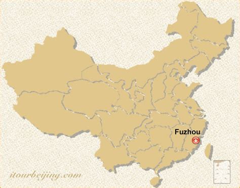 Fuzhou Location Map