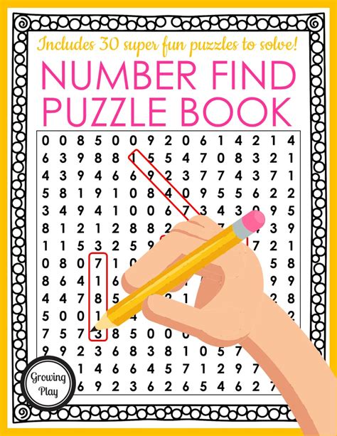 Number Find Puzzle Packet - Growing Play